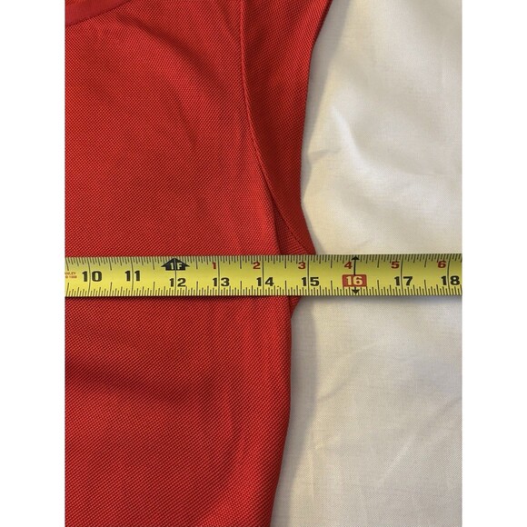 DIANE VON FURSTENBERG Red Ruched Side Sheath Midi Dress XS/S Knit Party Holiday - Picture 9 of 11